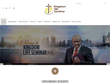 Tablet Screenshot of kingdomlifeseminar.org